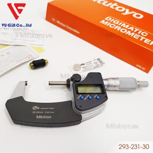 Electronic micrometer external measurement Mitutoyo 293-231-30 (25 - 50mm)