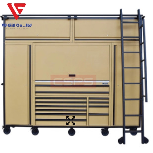 CSPS tool cabinet 280cm brown color