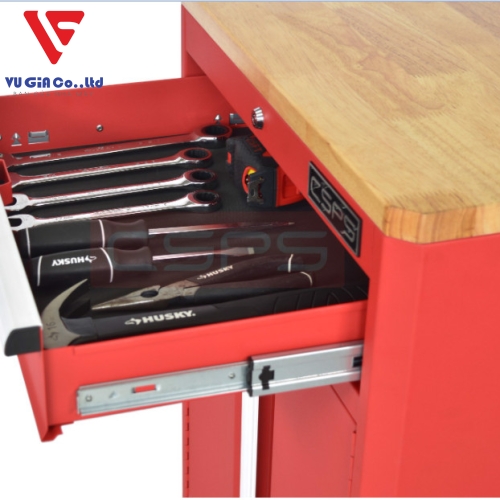 CSPS tool cabinet 61cm - 01 black/red drawer