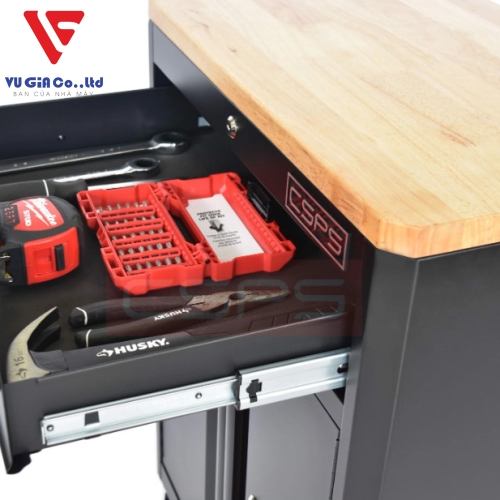 CSPS tool cabinet 61cm - 01 black/red drawer