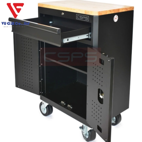 CSPS tool cabinet 61cm - 01 black/red drawer