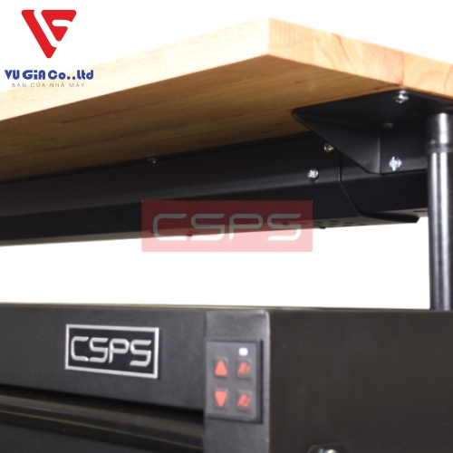 CSPS tool cabinet 142cm - 10 drawers red/black