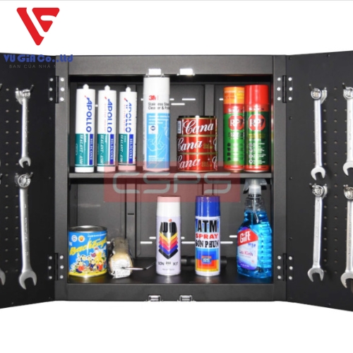  CSPS wall-mounted tool cabinet 61cm - 01 red/black drawer
